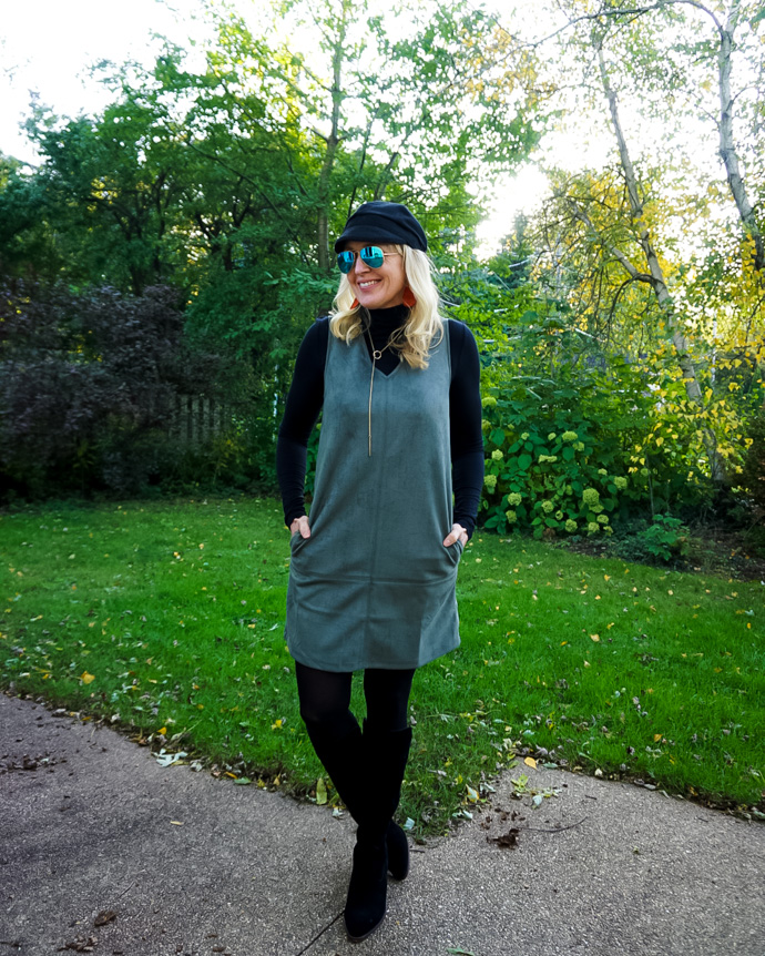 How to Layer a Fall Dress