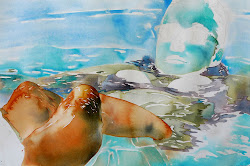 swimmer tutorial watercolor painting paintings float magazine unfinished