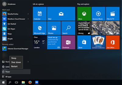 Kembalinya Menu Shutdown pada Widows 10