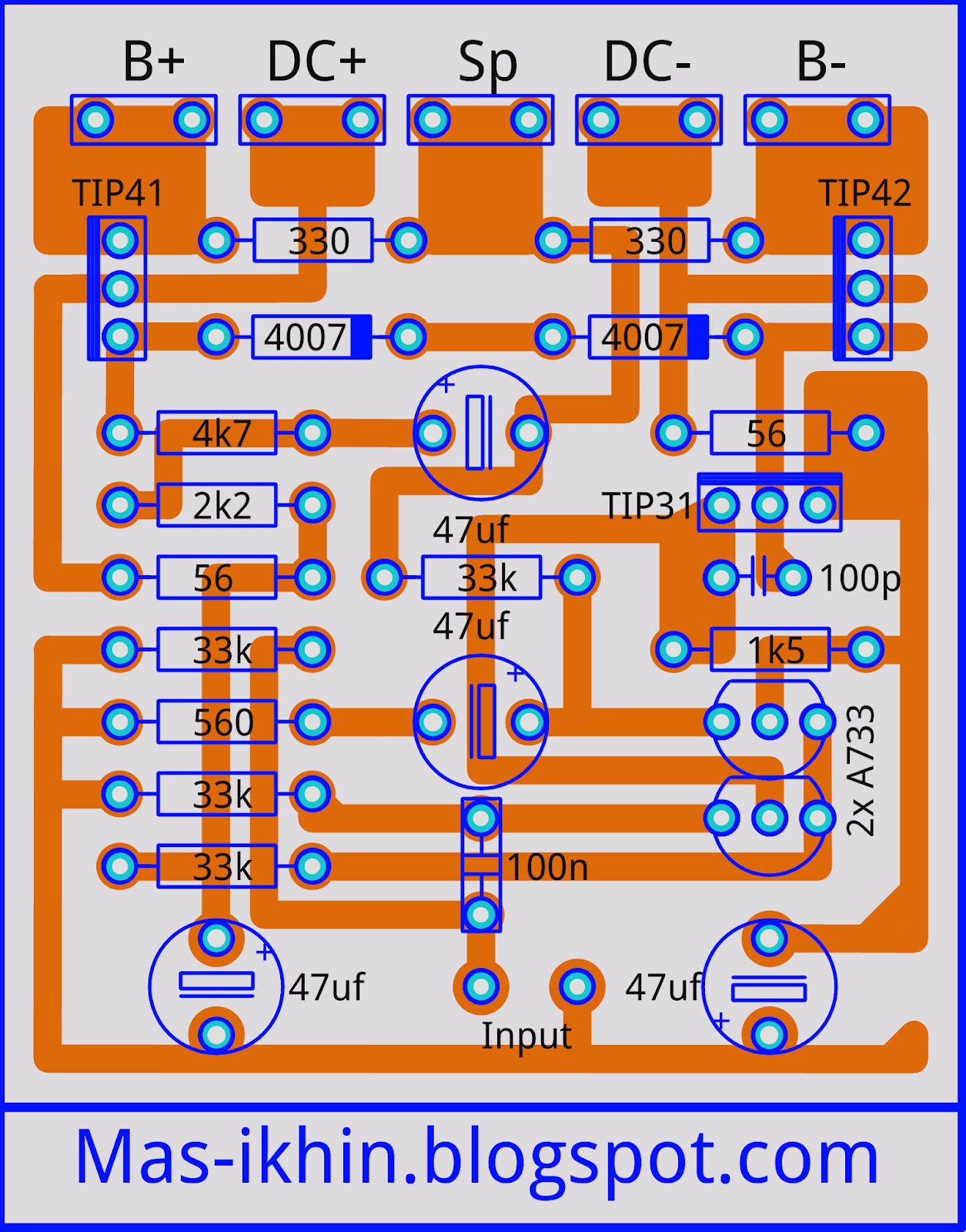 Layout OCL Minimalist - Mas ikhin Web'Blogs