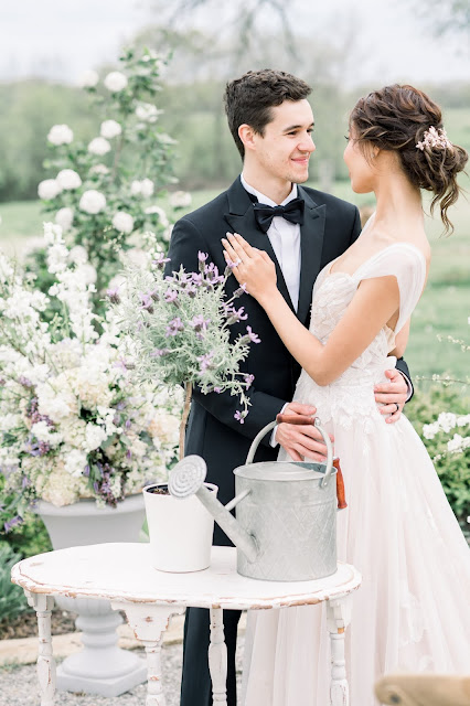 Bridgerton Inspired Whimsical Spring Wedding at Blue Bell Farms | St. Louis Fine Art Wedding Photo & Video