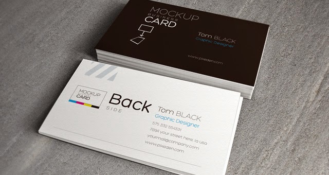 Download Tutorial: Business Card Mock Up Free PSD PSD Mockup Templates