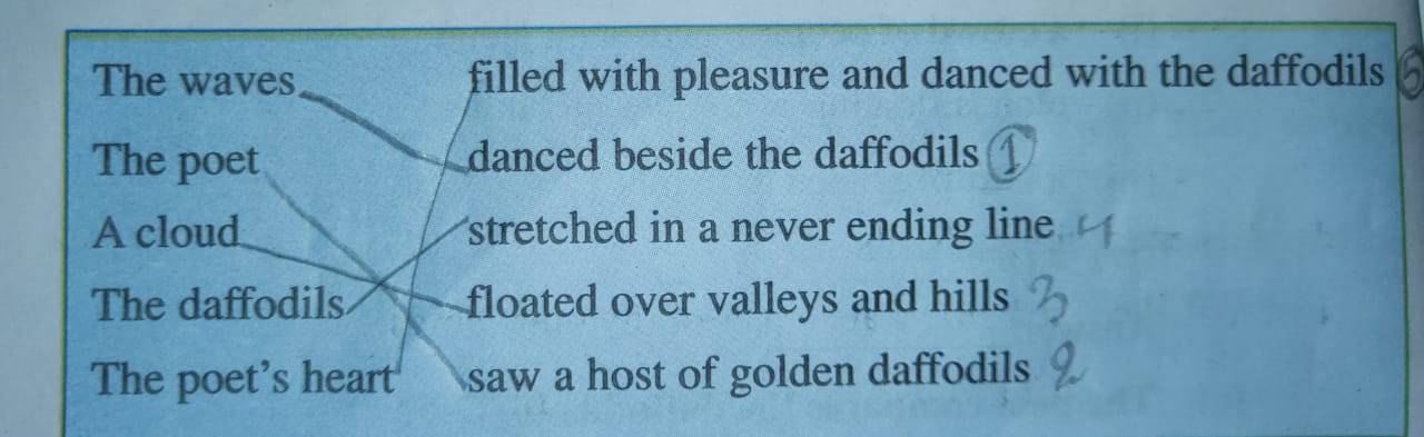 Lesson 5 | The Daffodils questions answers | Class 7 | English
