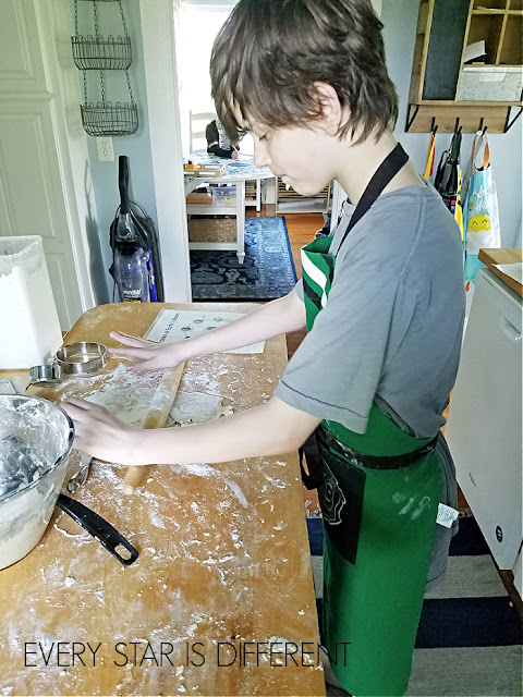 Phases of the Moon Project for Kids: Rolling the Dough