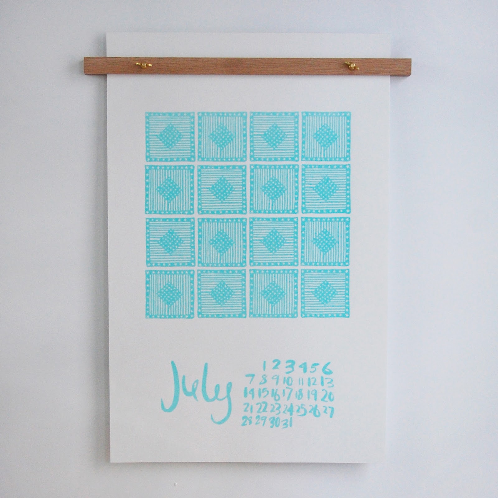 Linda & Harriett Quilt Calendar July's Stars & Stripes