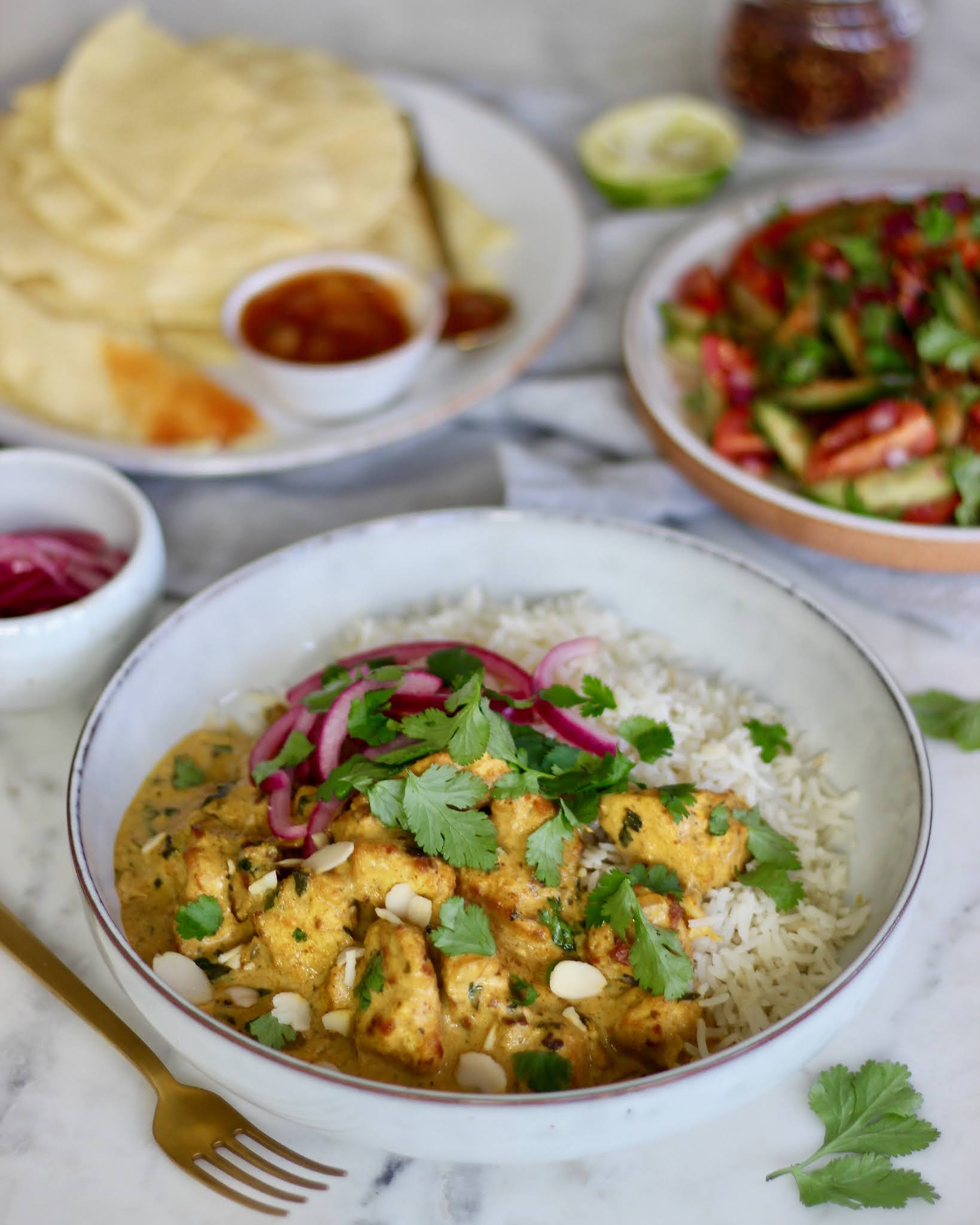 Creamy Tofu 'Chickn' Korma Jessica Beautician