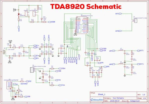 200W BTL TDA8920 Class-D Amplifier DIY - PCB Layout included