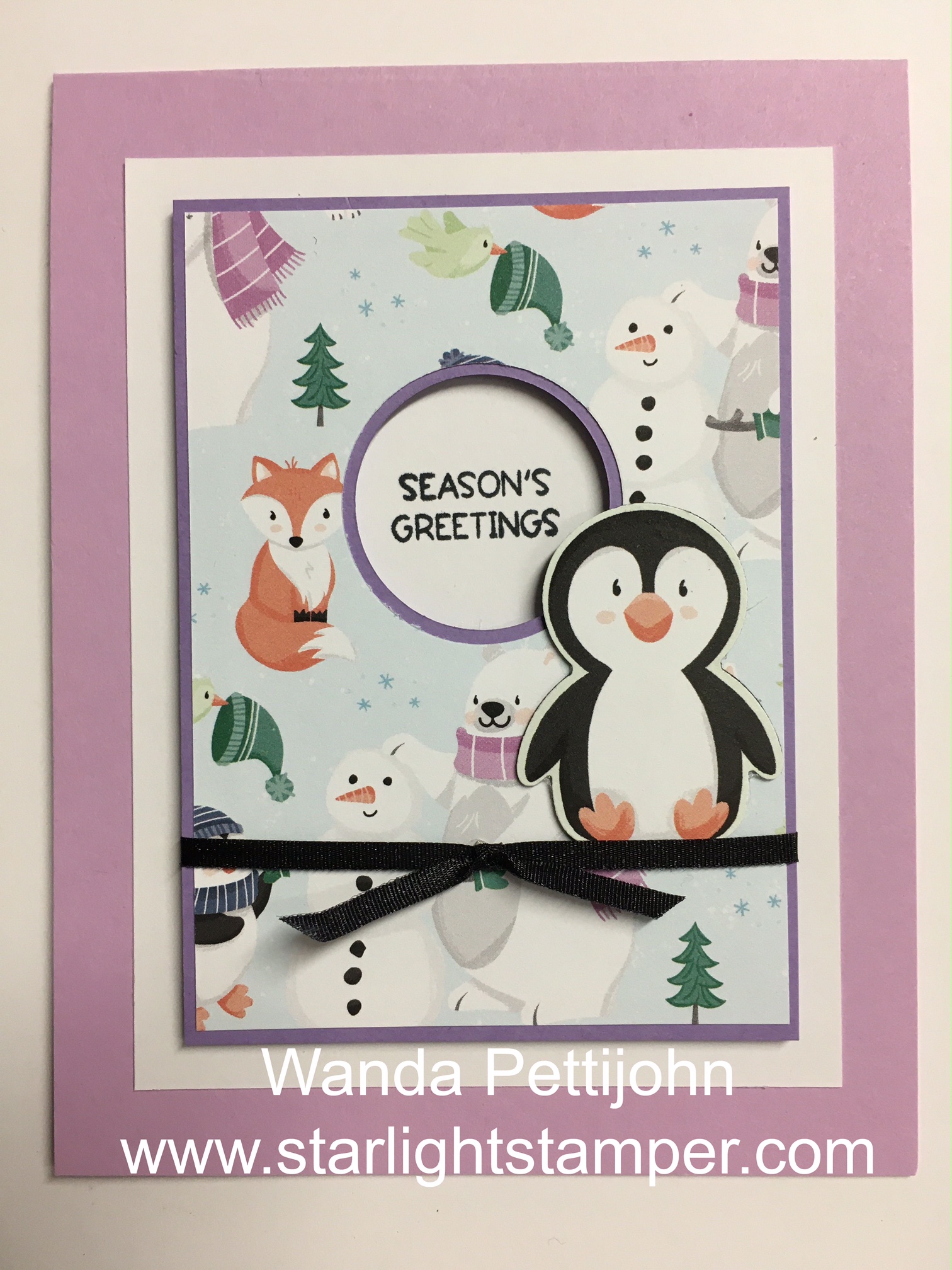 My Creative Corner! Penguin Place, Christmas Card, 2021 Stampin' Up