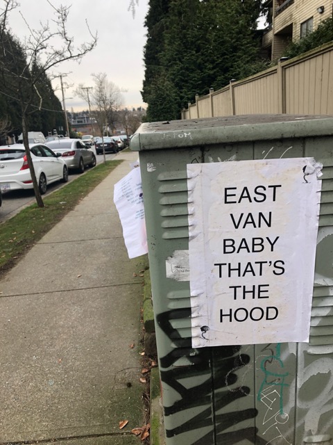 East Van, Baby, That’s My ‘Hood