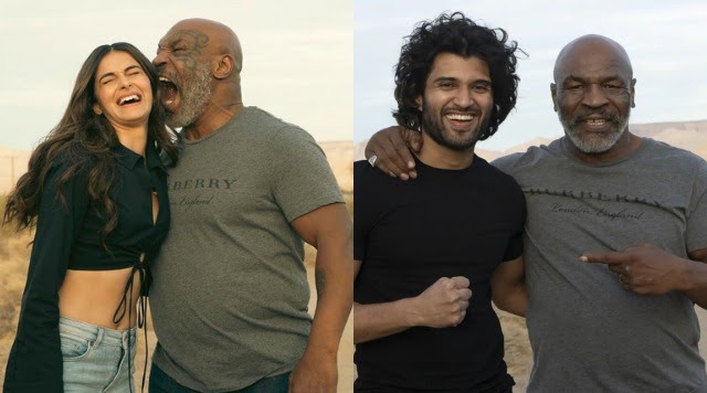 Mike Tyson Joins 'Liger' Shoot In The US; Ananya Panday And Vijay Devarakonda Poses With The Boxing Legend. : Bollywood News And Gossips | Celebrity Photos | South Film News