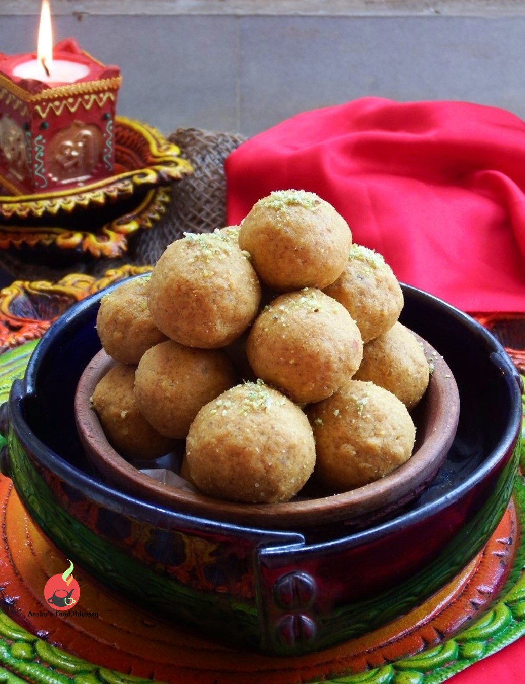Dry Fruits Besan Laddoo