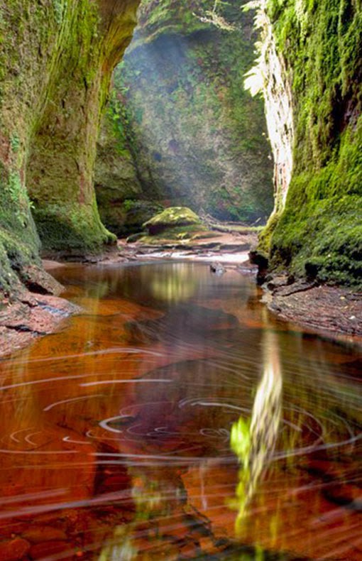 Loch Lomond  is a freshwater Scottish loch which crosses the Highland Boundary Fault. It is the largest inland stretch of water in Great Britain by surface area. The loch contains many islands, including Inchmurrin, the largest fresh-water island in the British Isles.