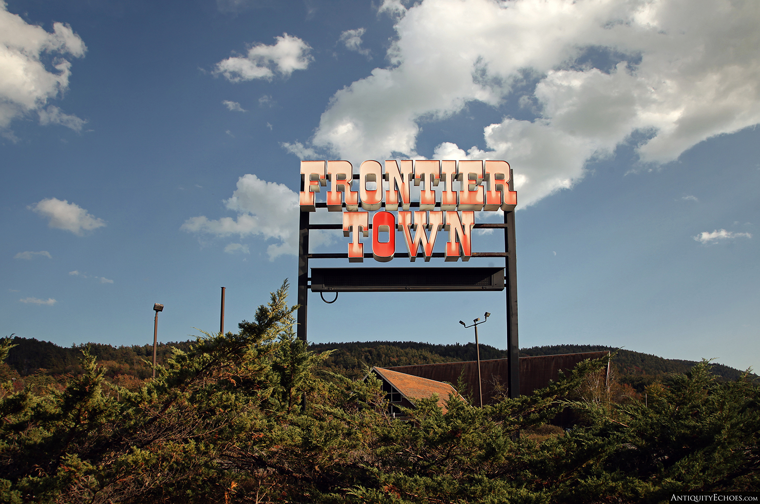 Frontier Town - Washed Out Signage