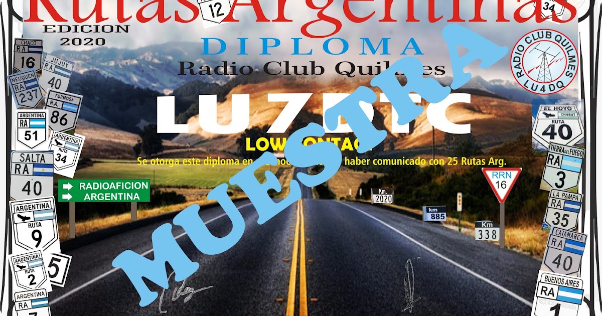 Radio Club Quilmes LU4DQ Diplomas Permanentes