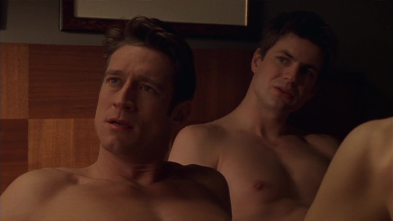 Robert Gant and Hal Sparks nude in Queer As Folk 2-12 "One Degree of B...