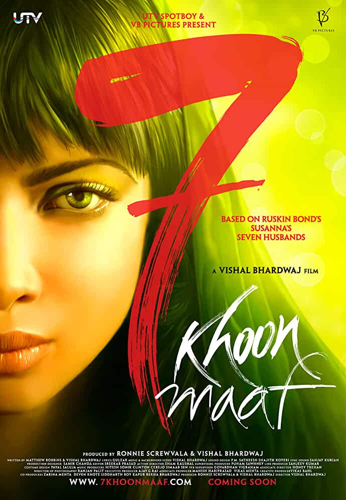 7 Khoon Maaf 2011 Hindi 720p 1GB HDRip