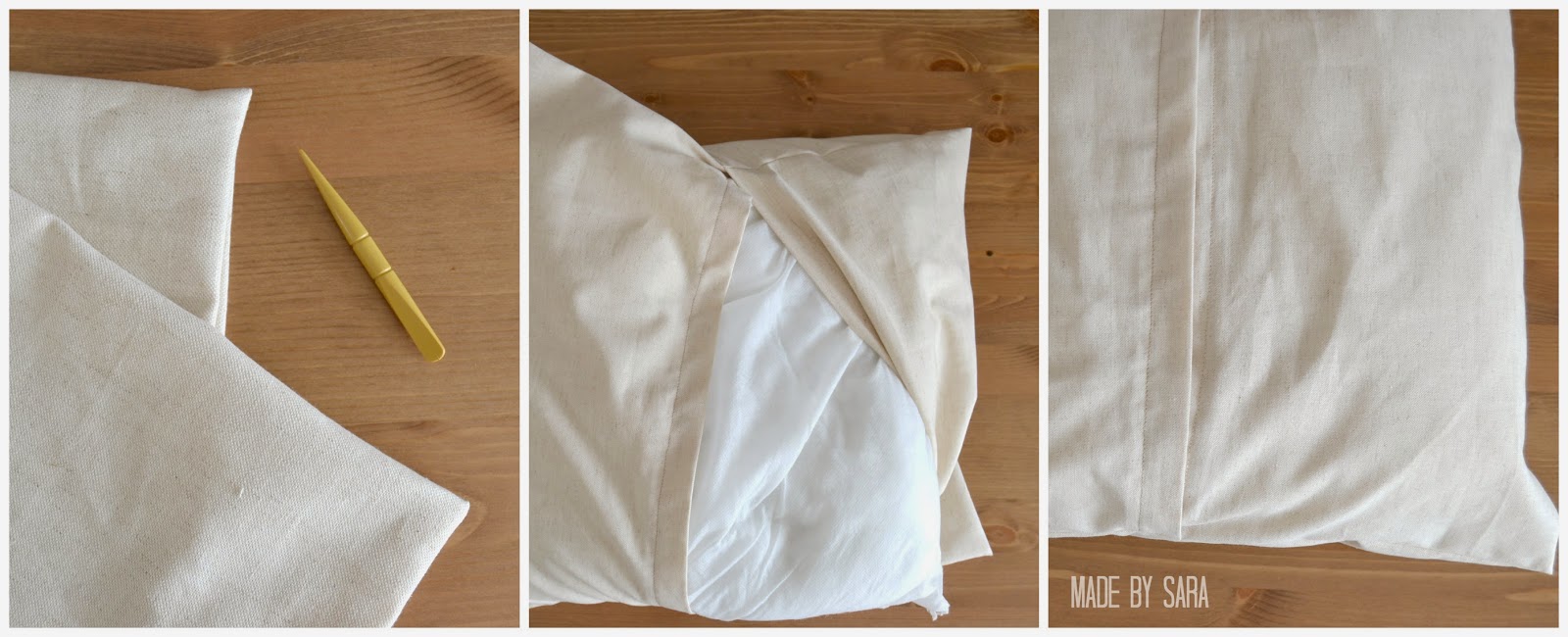 Envelope Pillow Covers - a tutorial - Peek-a-Boo Pages - Patterns ...