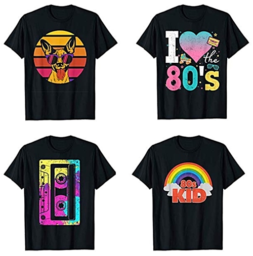 80s T-shirt designs for 2019