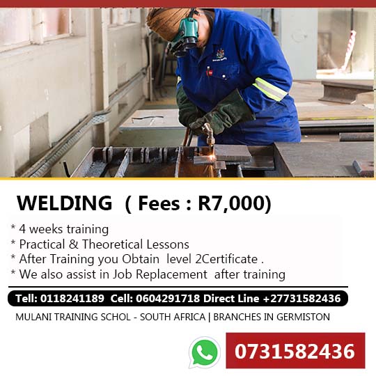 Mulani Operators,Welding Training School+27731582436 0731582436 FOR