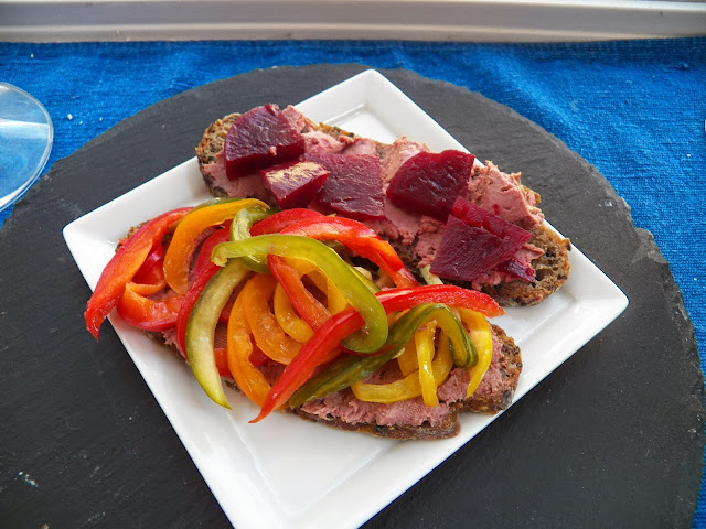 smørrebrød med leverpostej