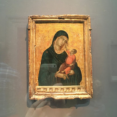 New York The Met: Madonna Stoclet, Duccio di Buoninsegna