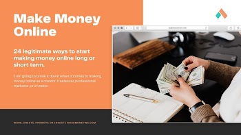 Make Money Online Fast and Easy 24 Legitimate Ways