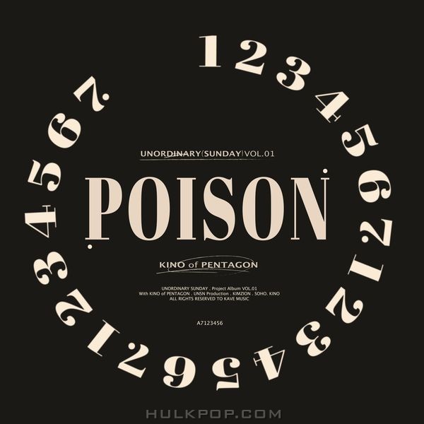 UNORDINARY SUNDAY, KINO (PENTAGON) – UNORDINARY SUNDAY Vol. 01 – Poison