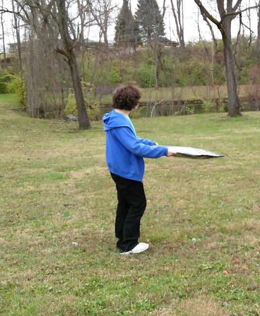 Autumn Outdoor Play Ideas: Hover Craft Disc