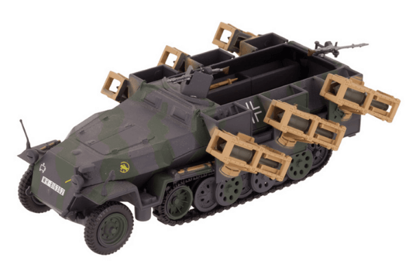 Sd.Kfz. 251/1 Ausf. C with Wurfrahmen 40 1:43, coleção veículos militares da segunda guerra mundial, eaglemoss collections