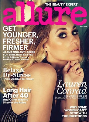 Lauren Conrad glamorous sultry cover Allure magazine