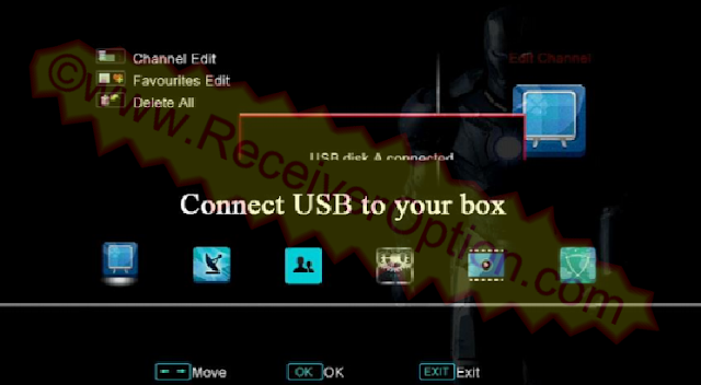 HOW TO UPLOAD M3U FILE TO OPENBOX V8S HD RECEIVER