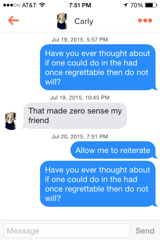 Best Tinder conversations (68 Pics) STATIONGOSSIP