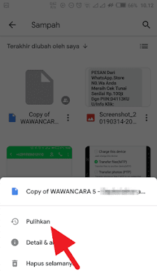 Cara Mudah Mengembalikan File Terhapus di Google Drive