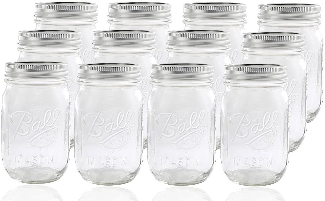 Golden Spoon Mason Jars With Lids.