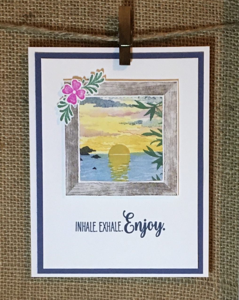 PJ's PROJECTS Challenge 168 Sending Sunshine, Framed For You