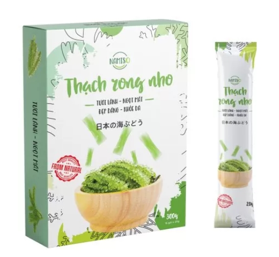 Thạch Rong Nho Namiso – Hộp 15 Gói 300g