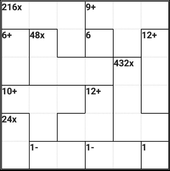 ster's KenKen Puzzle Logic Revealed KenKen Puzzle Number 23