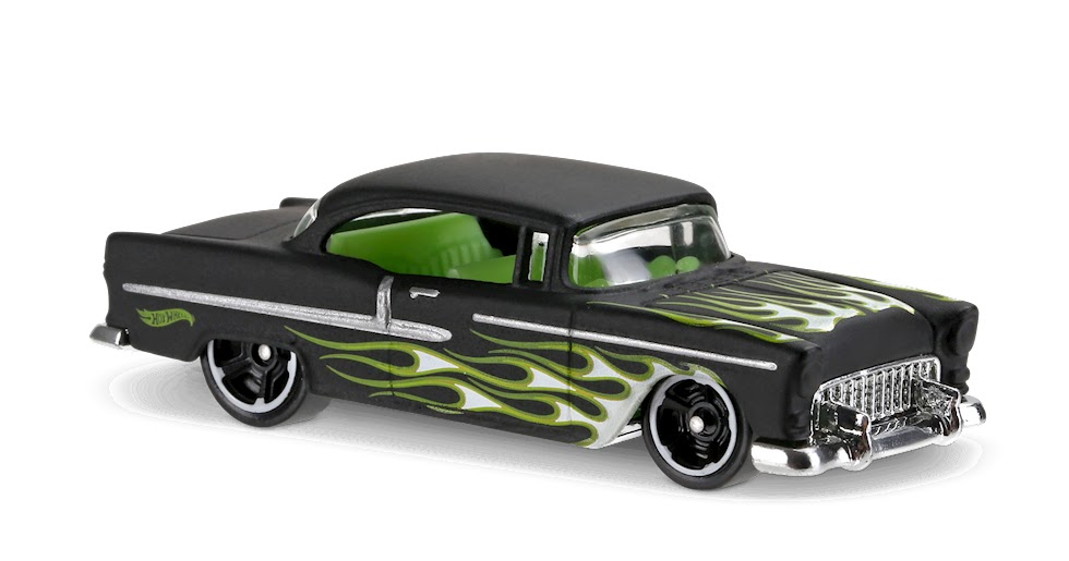 center br Hot Wheels br'55 Chevy br(HW Flames 2016)/center.