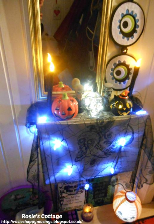 Rosie's Cottage: Our First Attempt at Halloween Decor & Holiday Smiles...