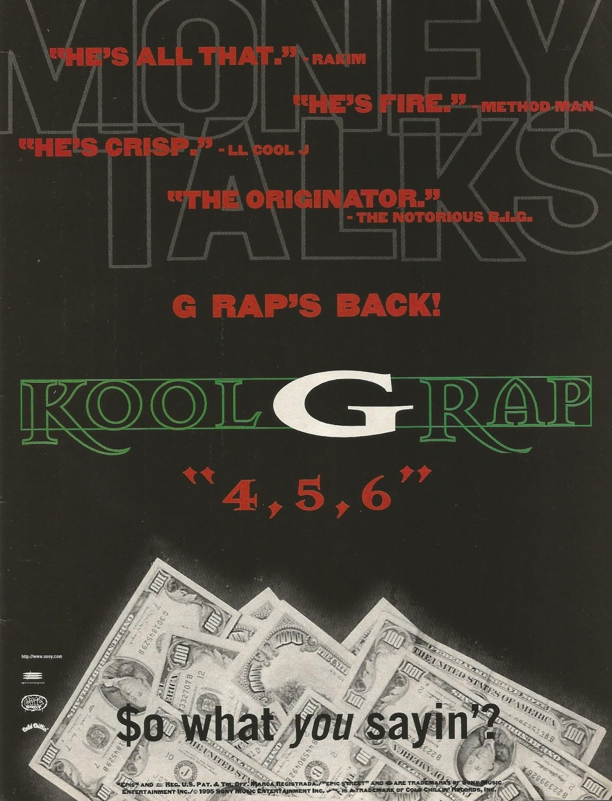 HipHop-TheGoldenEra: Album Review : Kool G Rap - 4,5,6 - 1995
