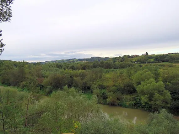 Widok z Ratusza pogorze