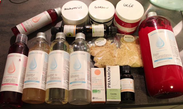 Pan project : Ingrédients cosmétiques maison (Aroma Zone et co)