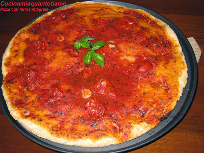 pizza con farina integrale