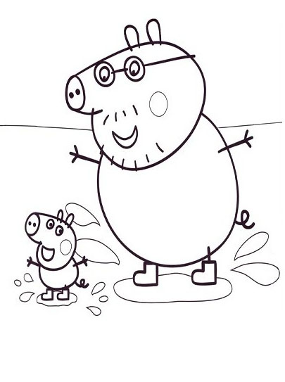 George Pig Coloring Coloring Pages - George Pig Coloring Pages For Kids 7