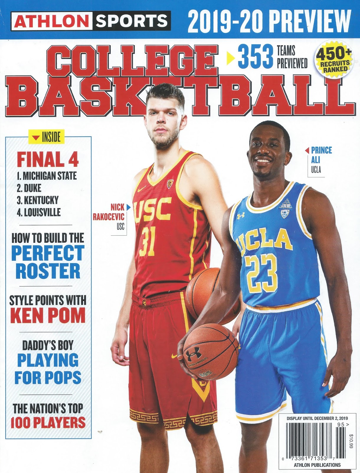Mostly UCLA Hoops Athlon College Basketball Preview 201920