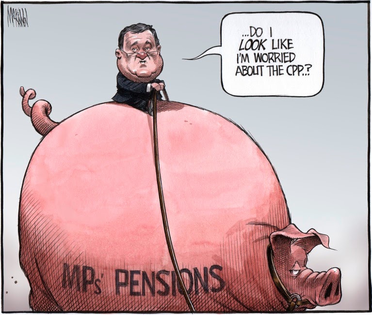 Bruce MacKinnon: pensions.