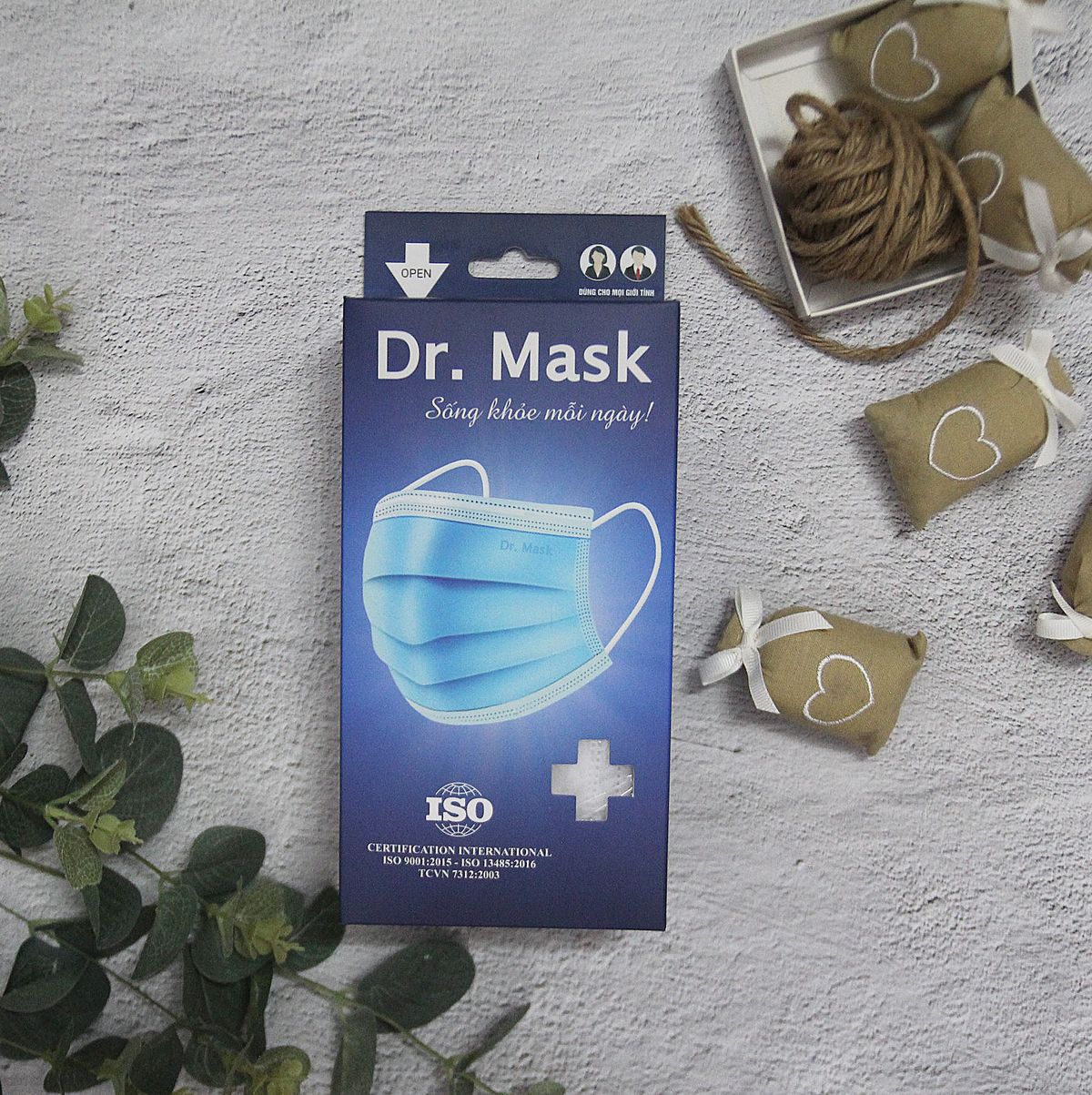 KHẨU TRANG Y TẾ (3 LỚP, HỘP 30 CÁI) - DR.MASK