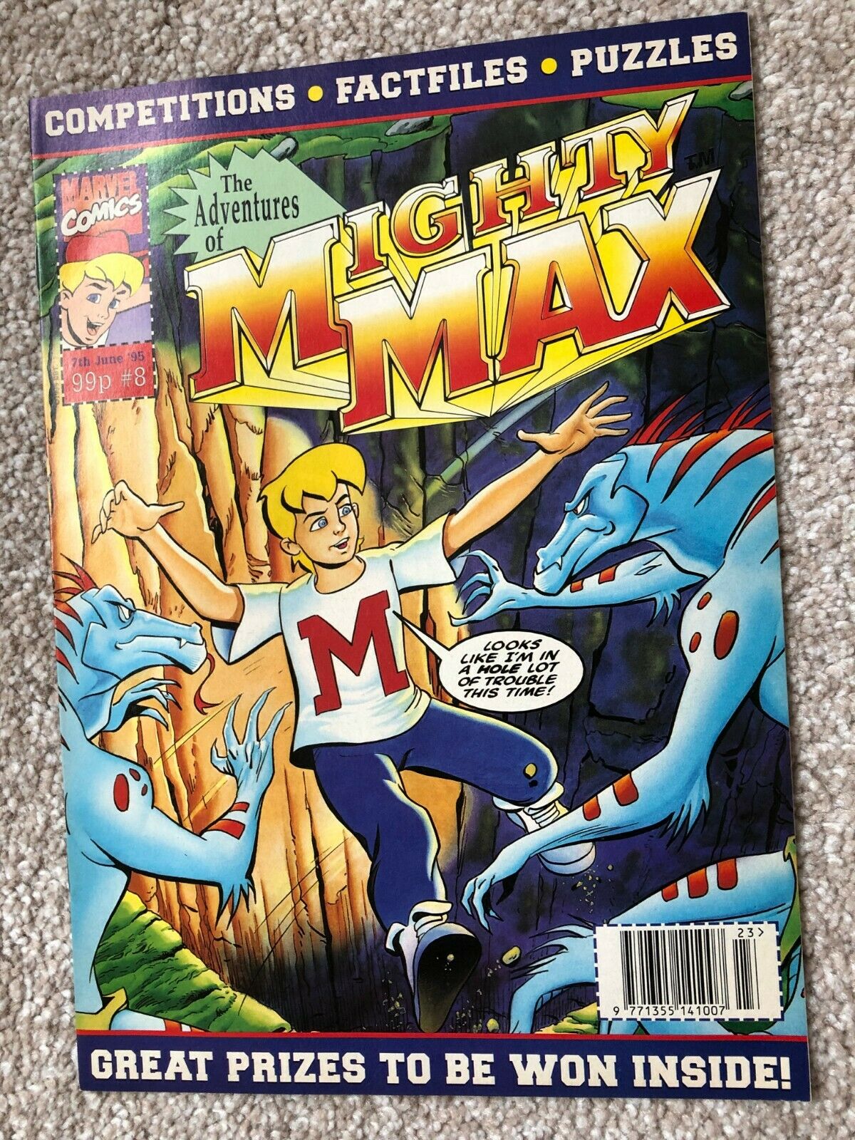 Boys Adventure Comics UPDATED 'Mighty Max' from Marvel UK