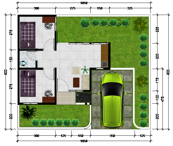 CONTOH RUMAH MINIMALIS ~ Mahirkudesign