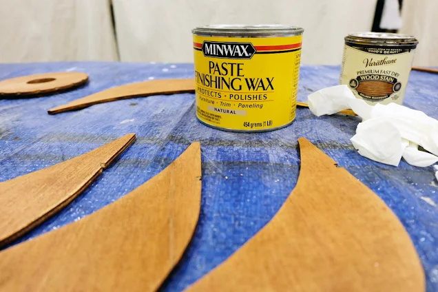 sealing wood shapes with paste wax